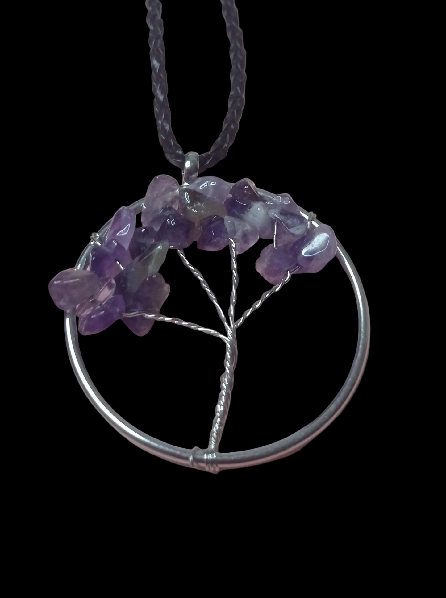 Amethyst Tree of Life Necklace