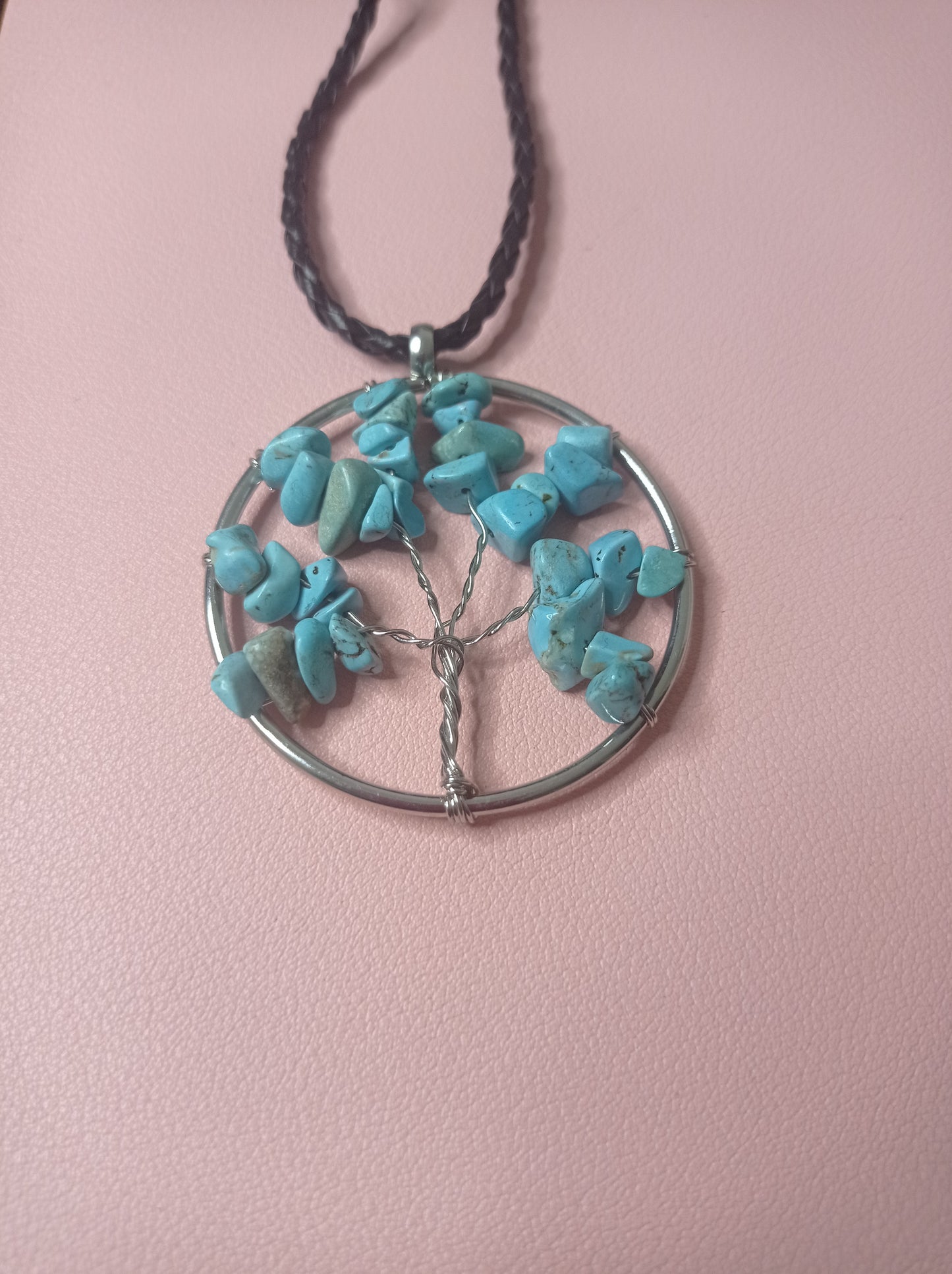 Turquoise Tree of Life Necklace