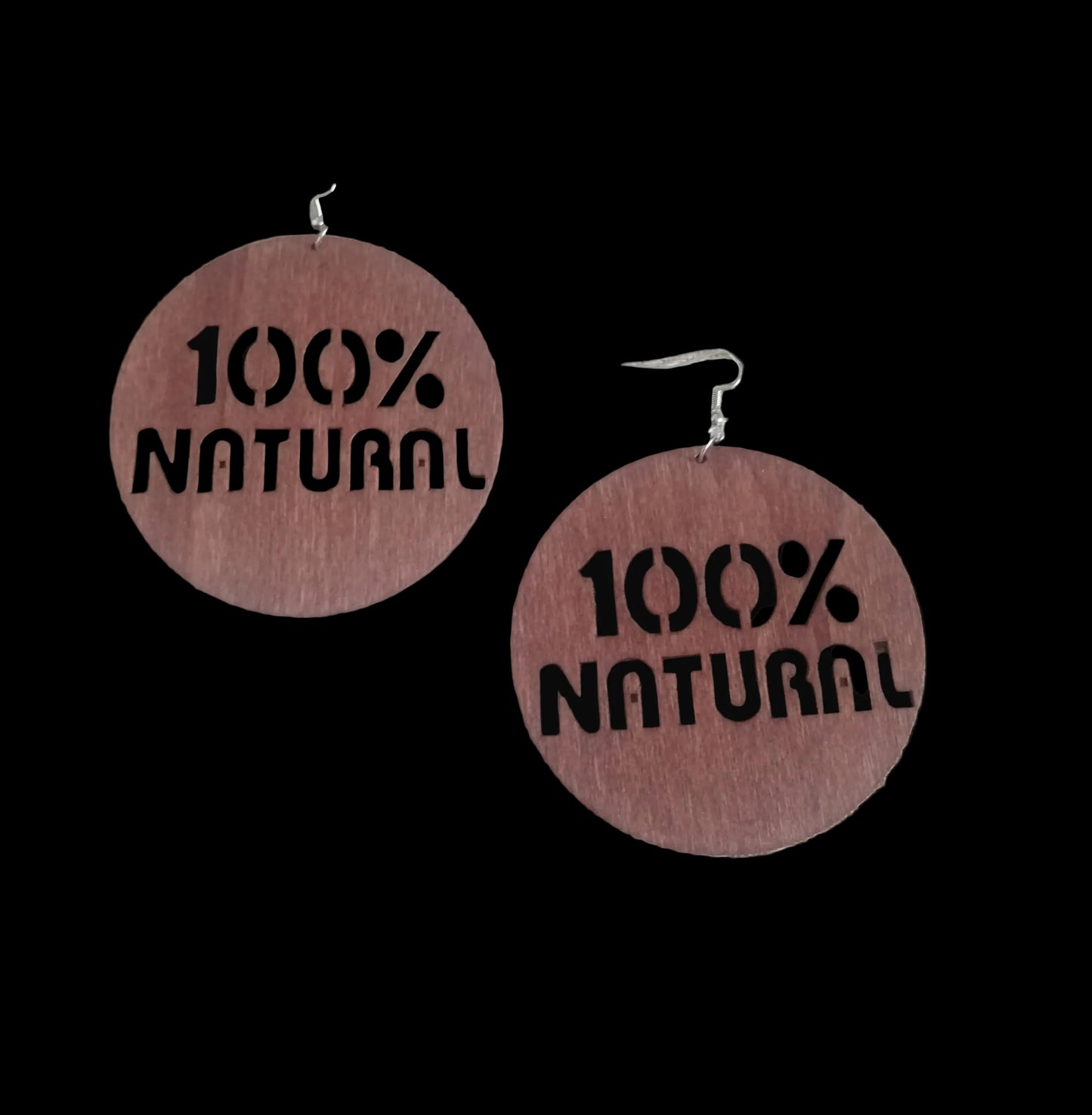 100% Natural Wooden Earrings