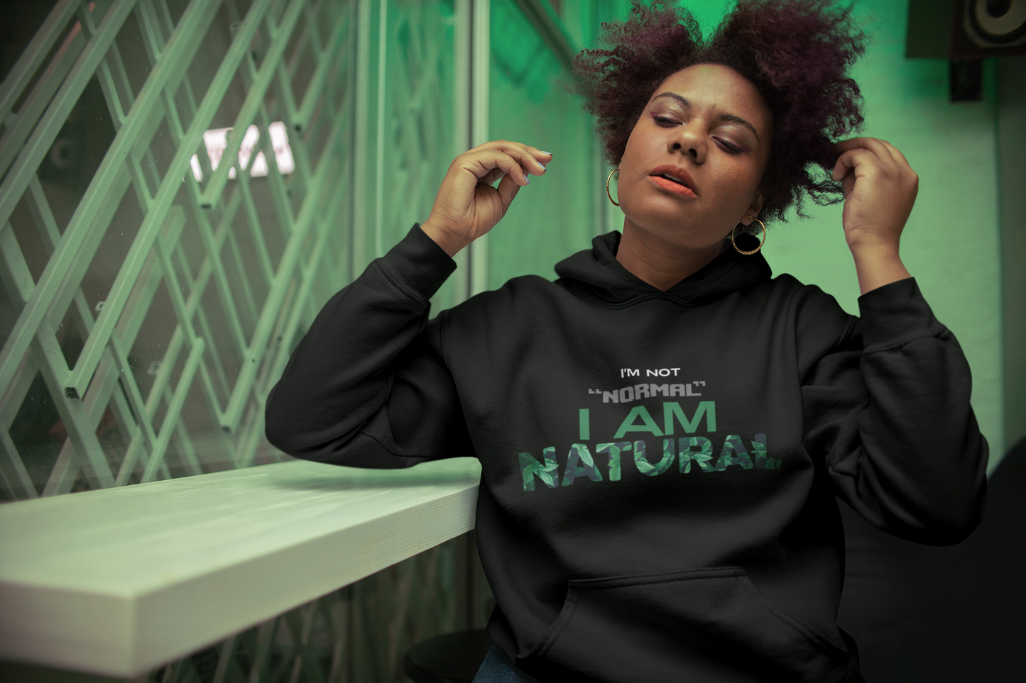 I am not Normal - Deep Roots Hoodie