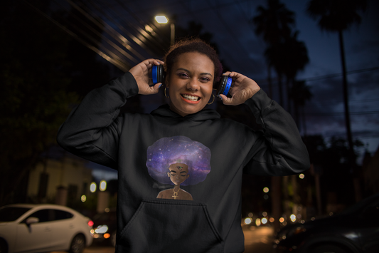 Galaxy Fro Hoodie